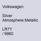 Preview: Volkswagen, Silver Atmosphere Metallic, LR7Y / 9960.